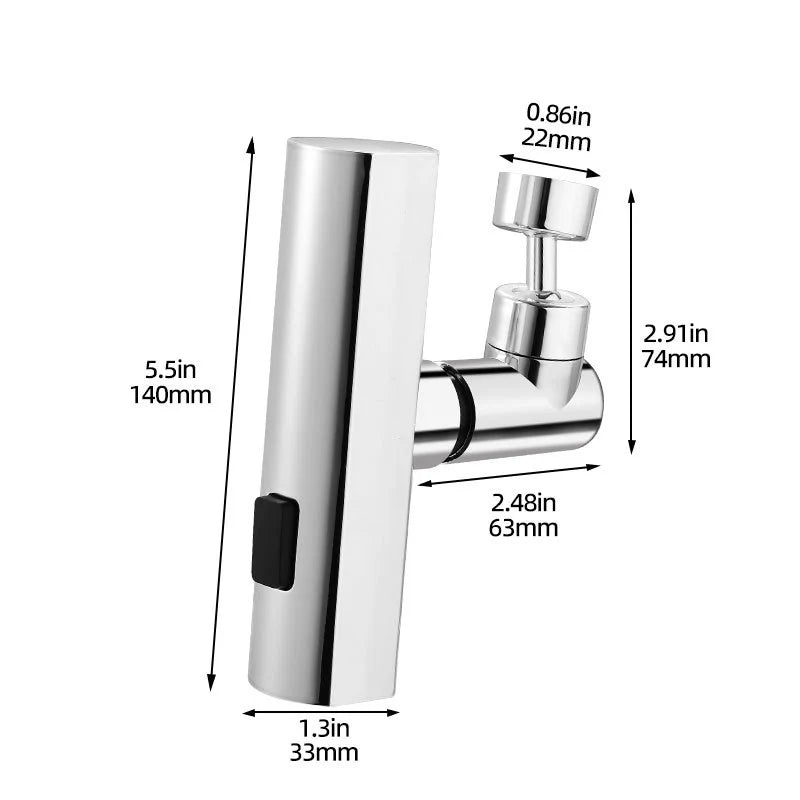 The 3-in-1 Splash-Proof Swivel Faucet - TTONE