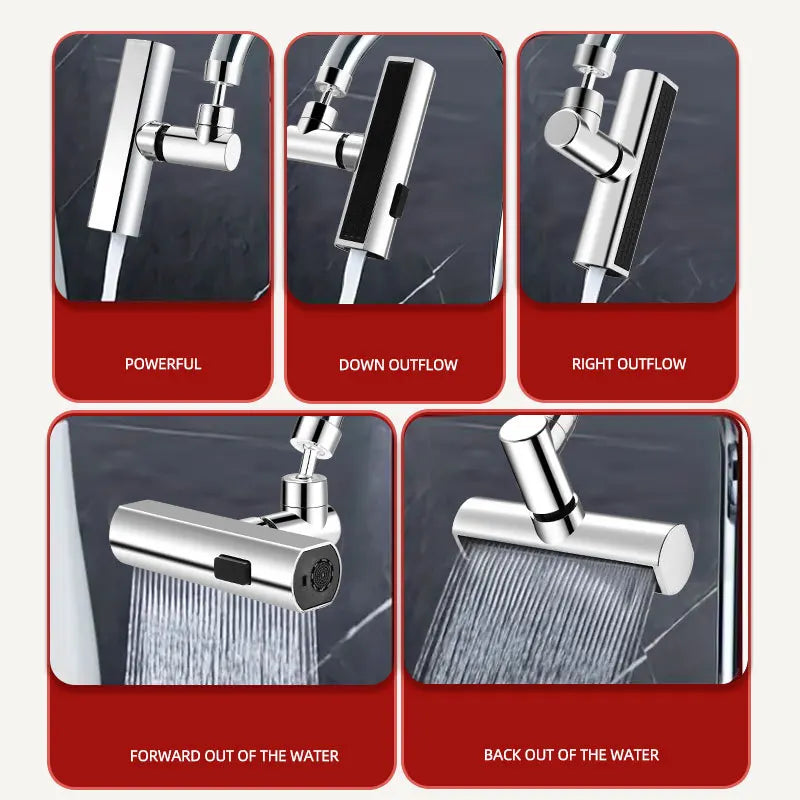 The 3-in-1 Splash-Proof Swivel Faucet - TTONE