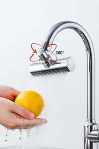 The 3-in-1 Splash-Proof Swivel Faucet