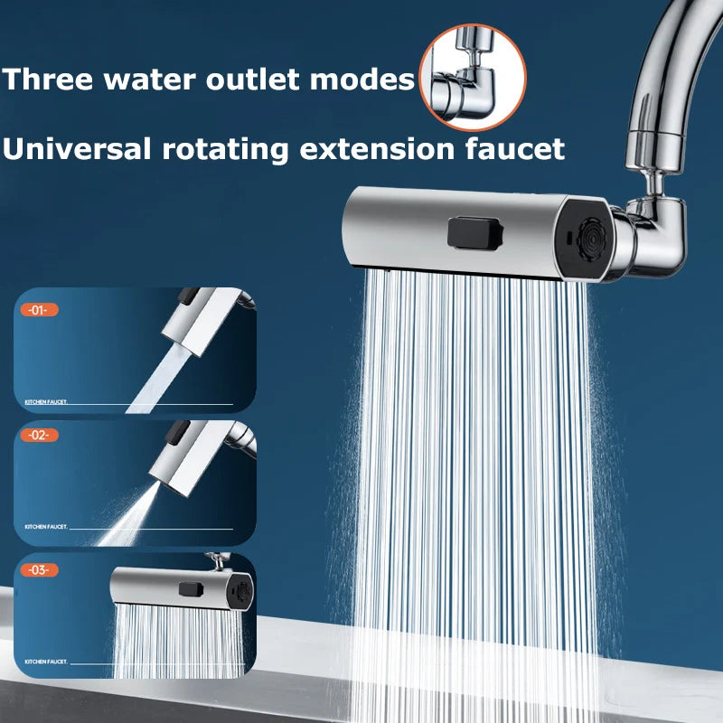 The 3-in-1 Splash-Proof Swivel Faucet - TTONE