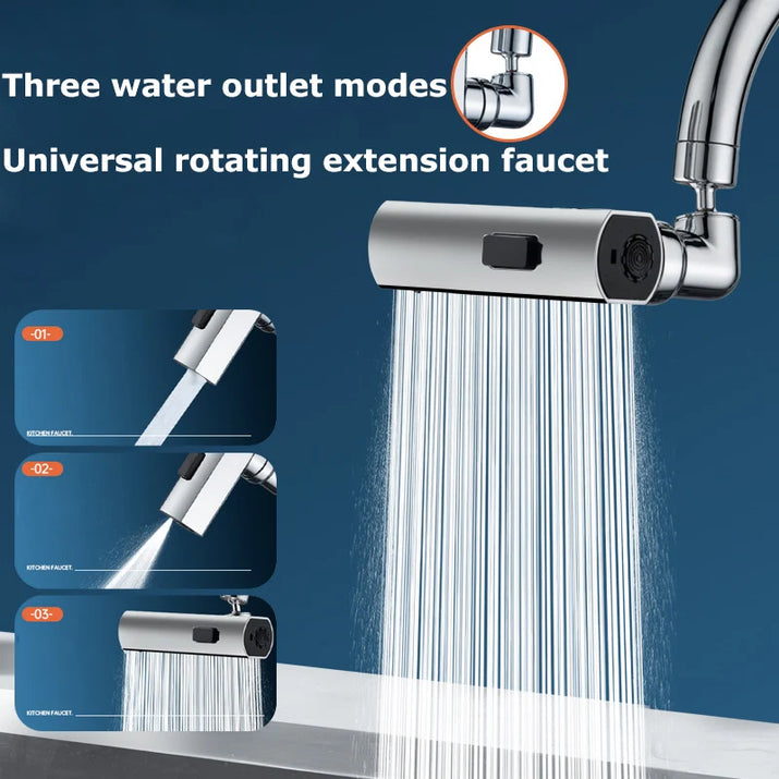 The 3-in-1 Splash-Proof Swivel Faucet - TTONE
