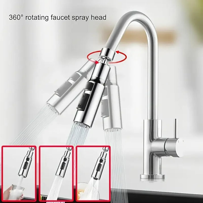 The 3-in-1 Splash-Proof Swivel Faucet - TTONE